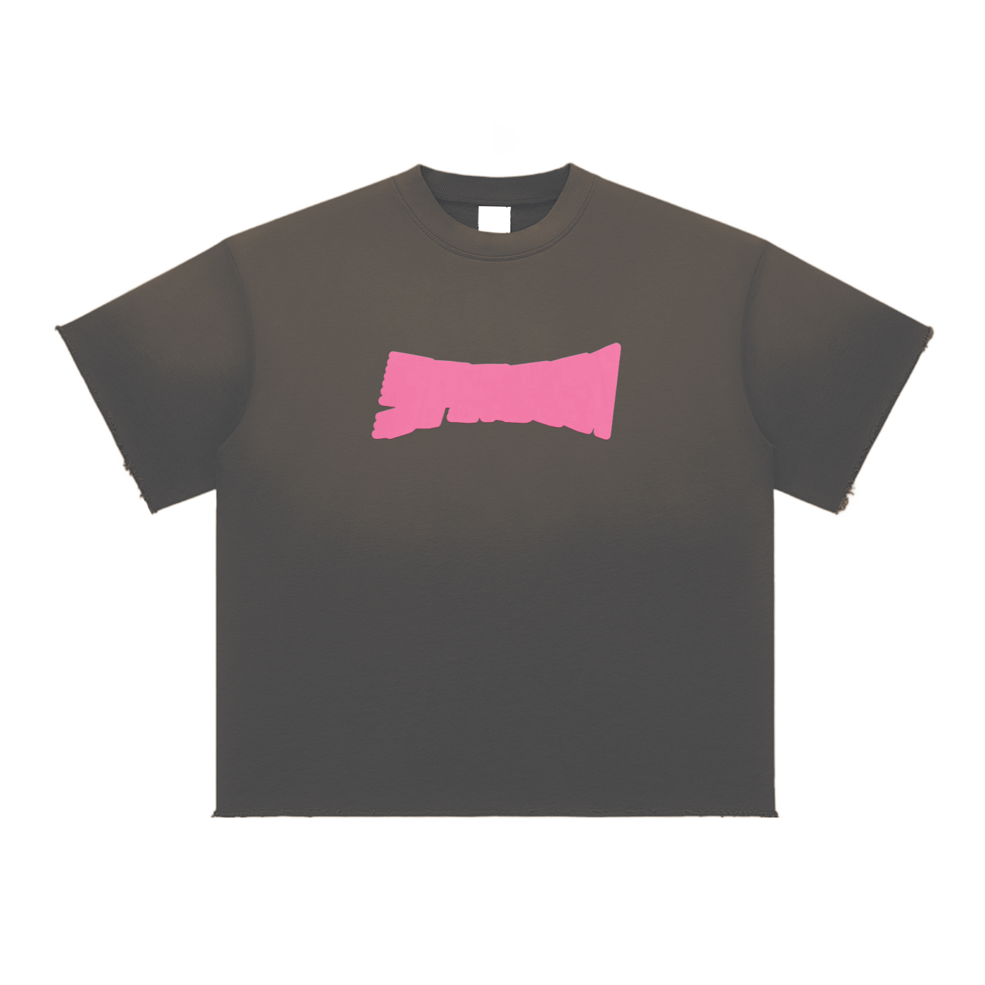 Sun Fade Raw Edge T-Shirt