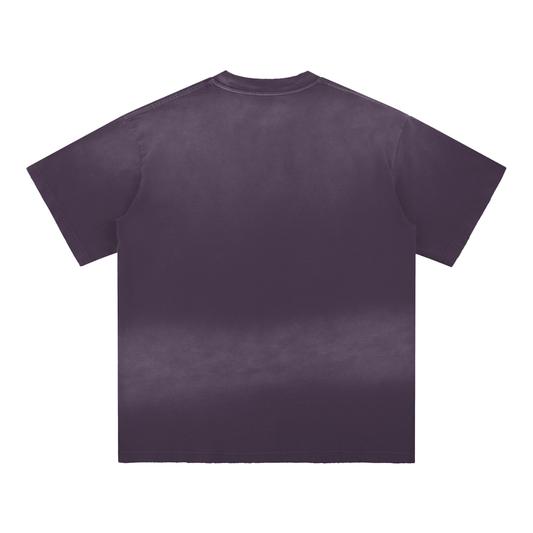 Hand-Frayed Cotton T-Shirt