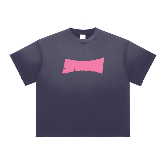 Sun Fade Raw Edge T-Shirt